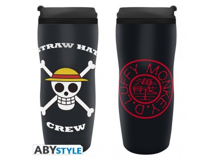 one piece travel mug luffy