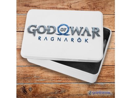 God of War - Ragnarök logo fém szendvicsdoboz (tároló doboz)