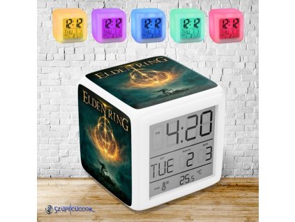 Elden Ring színváltós világító ébresztő óra