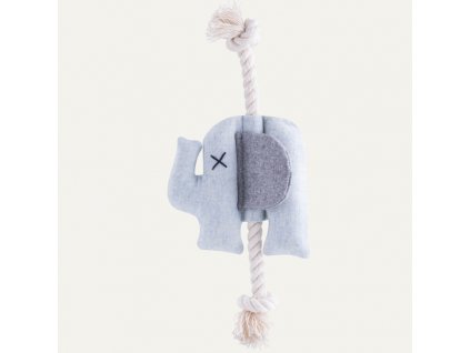 Psí lanová hračka Lillabel - slonice EMA