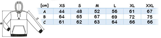 velkostna-tabulka-damska-mikina