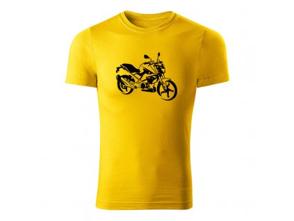 bmw g310r panske tricko zlta