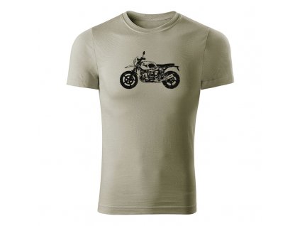 bmw r ninet urban panske tricko svetla khaki