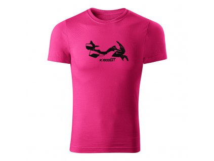 bmw k1600gt half panske tricko purpurova