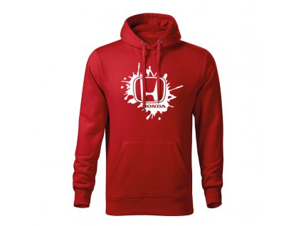 honda splash panska mikina biela cervena
