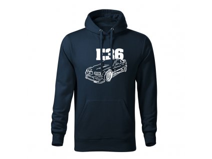 bmw e36 line panska mikina 1 tmavomodra