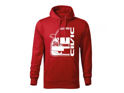 honda civic 7g front panska mikina 1 cervena