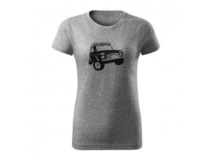 lada niva damske tricko 1 tmavosivá