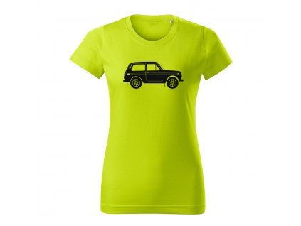 lada niva side damske tricko 1 limetkova