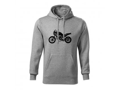 honda transalp panska mikina tmavosiva