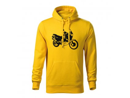 honda africa twin xrv 750 panska mikina zlta