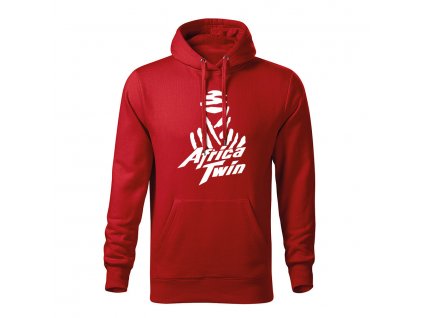 dakar africa twin panska mikina 2 cervena