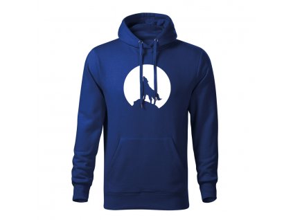 wolf panska mikina kralovska modra