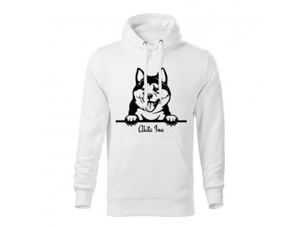 akita inu panska mikina 1 biela