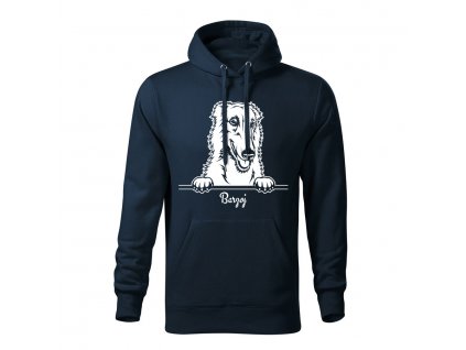 barzoj panska mikina 2 tmavo modra