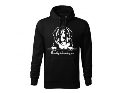 bernsky salasnicky pes panska mikina 2 cierna