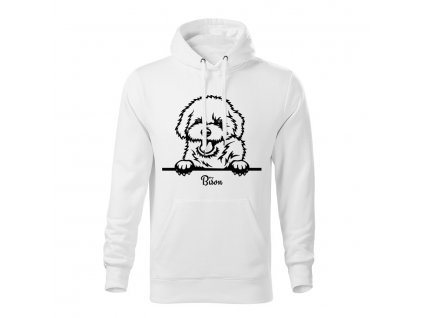 bišon panska mikina 1 biela