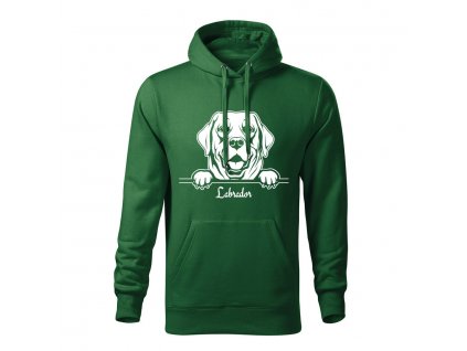 labrador panska mikina 2 tmavozelena