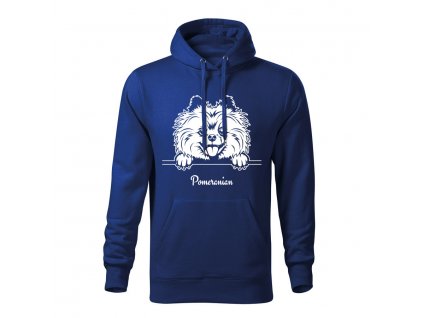 pomeranian panska mikina 2 kralovska modra