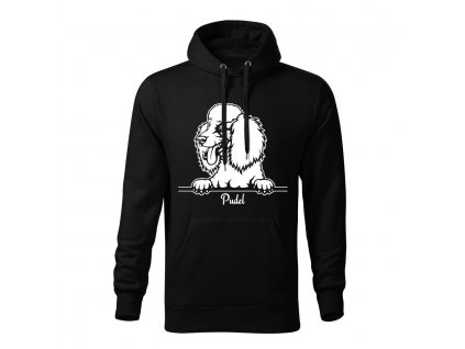 pudel panska mikina 2 cierna