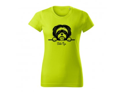 shih tzu damske tricko 1 limetkova