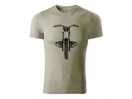 bike boxer rules panske tricko svetla khaki