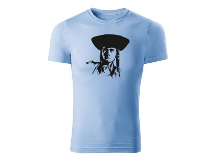 janosik panske tricko nebeska modra