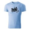 bmw f800 panske tricko nebeska modra