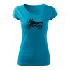 bmw r1150 damske tricko tyrkysova