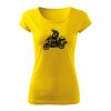 bmw gs tour damske tricko zlta