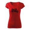 bmw g310r damske tricko cervena