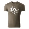 volkswagen splash panske tricko 180 g m2 biela army1