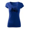 bmw s1000rr damske tricko kralovska modra