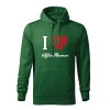 i love alfa romeo panska mikina 1 tmavozelena