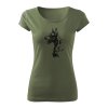 doberman damske tricko khaki