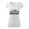 DOG evolution damske tricko biela