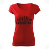 DOG evolution damske tricko cervena