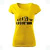 DOG evolution damske tricko zlta