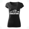 DOG evolution damske tričko čierna