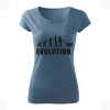 DOG evolution damske tričko denim