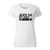 audi s4 b5 damske tricko cierna biela
