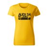 audi s4 b5 damske tricko cierna zlta