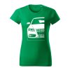 audi s4 b8 damske tricko biela travova zelena