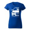 audi s4 b8 damske tricko biela kralovska modra