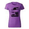 audi s4 b8 damske tricko cierna fialova