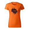 audi splash damske tricko cierna oranzova