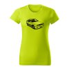 bmw m3 e30 damske tricko cierna limetkova