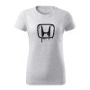 honda damske tricko cierna bledosiva