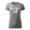 honda damske tricko biela tmavosivá