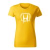 honda damske tricko biela zlta